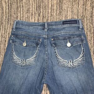 Rock & Republic Women's Size 12 Kendall Straight Leg Medium Wash Jeans Y2K‎